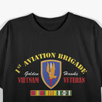 1st Aviation Brigade Vietnam Veteran T-Shirt