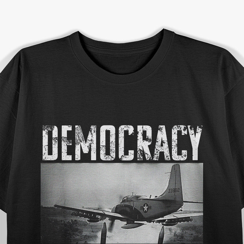 Democracy – We Deliver Military Airstrike T-Shirt