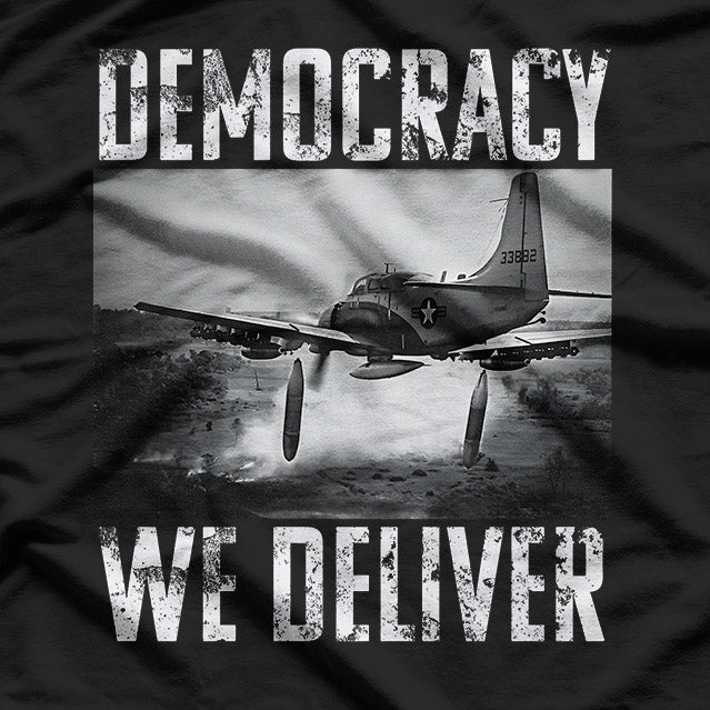 Democracy – We Deliver Military Airstrike T-Shirt