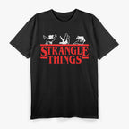 Strangle Things - BJJ Parody T-Shirt