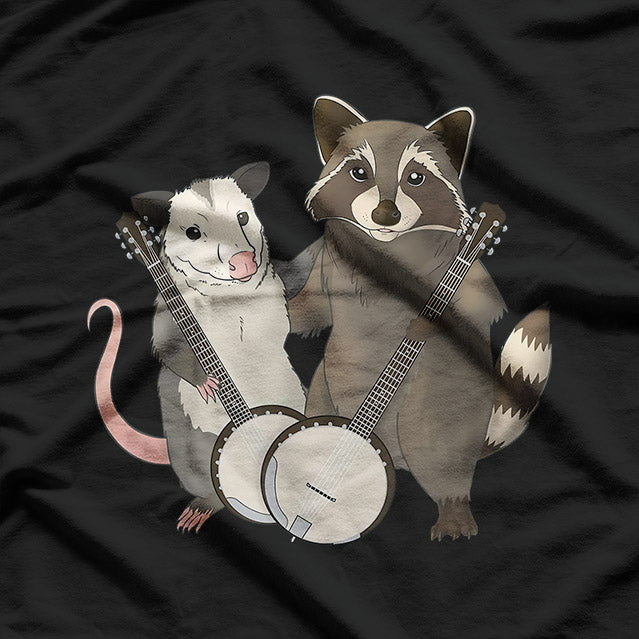 Opossum and Raccoon: Mischief Makers T-Shirt