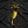 Thoth - Black and Gold Egyptian God of Wisdom T-Shirt