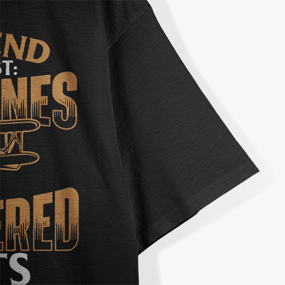 Weekend Forecast RC Planes Funny Remote Control Pilot T-Shirt