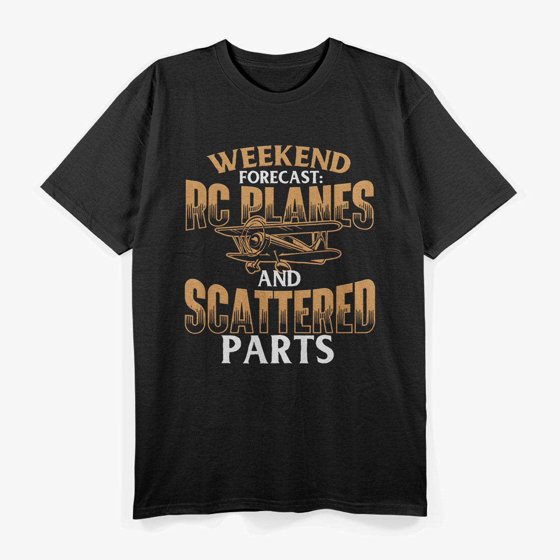 Weekend Forecast RC Planes Funny Remote Control Pilot T-Shirt