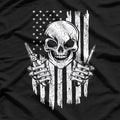 Electrician Skull: High Voltage Power T-Shirt