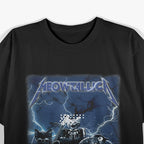 Meowtallica Funny Vaporwave Cat Metal Music Animal Lover T-Shirt