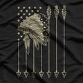 Native American Flag: Indigenous Pride & Heritage T-Shirt