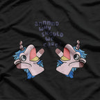 Unicorse Why Should We Care - Funny Horse Unicorn Humor T-Shirt