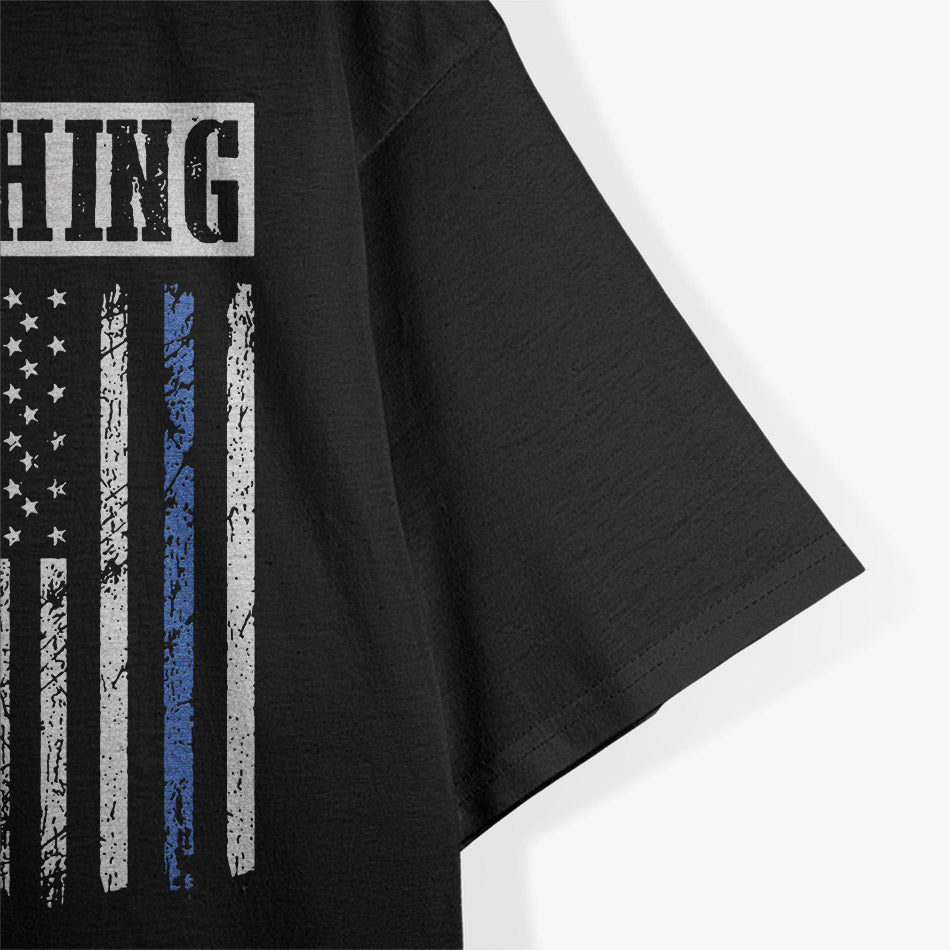 Woke Turns to Shhh - American Flag Humor T-Shirt