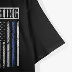 Woke Turns to Shhh - American Flag Humor T-Shirt