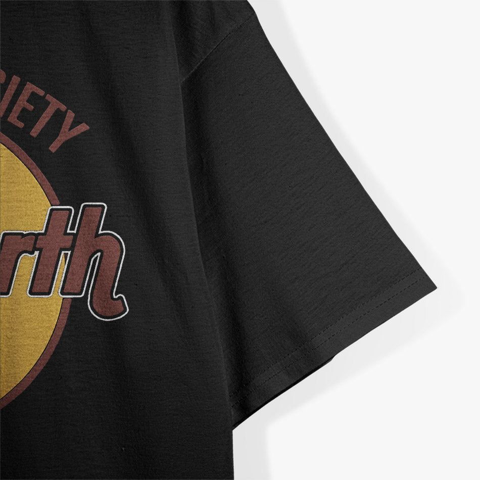 Flat Earth Café: Sip, Relax, and Question T-Shirt
