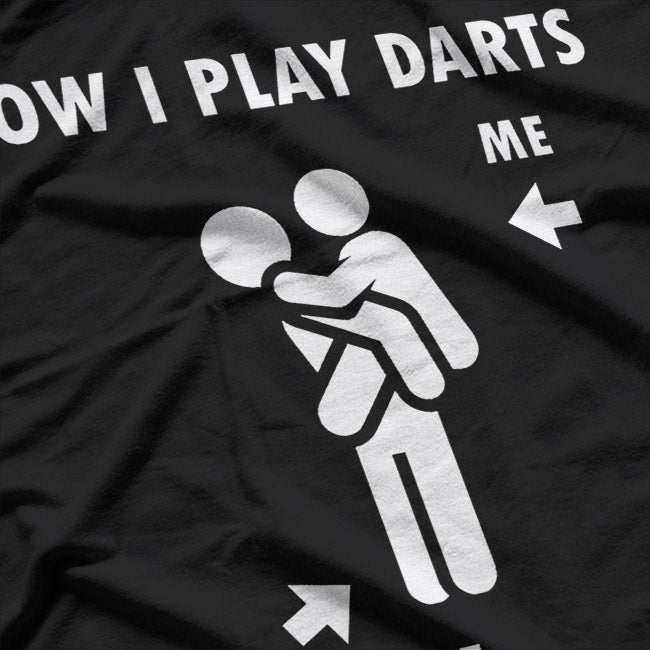 Darts Teammate Carrying the Team Funny Dartboard Player Gift T-Shirt