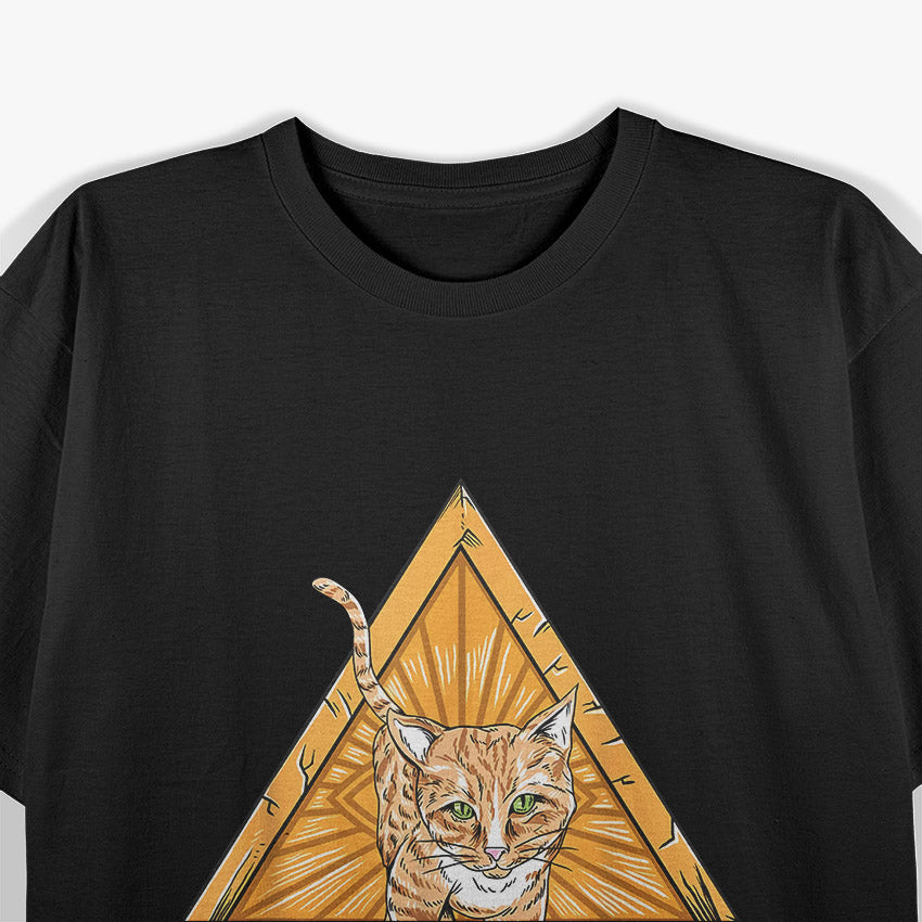 Illuminati Eye of Cheeto The Cat – Unique Conspiracy  T-Shirt
