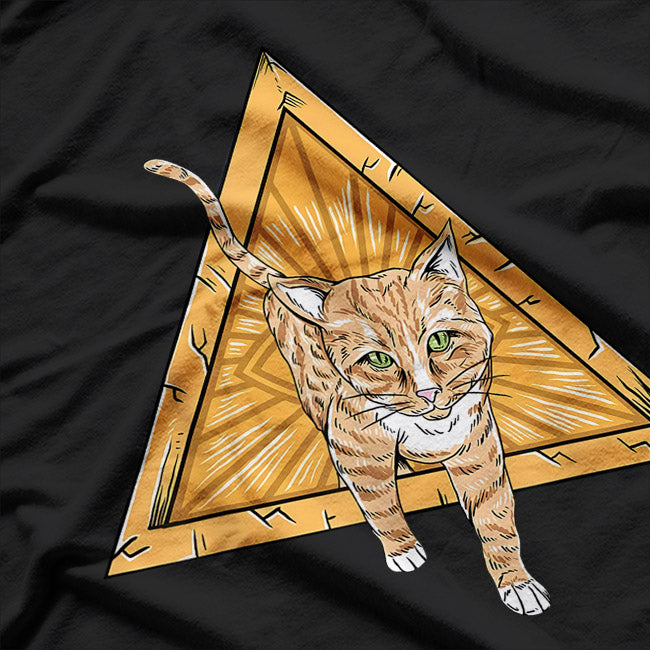Illuminati Eye of Cheeto The Cat – Unique Conspiracy  T-Shirt
