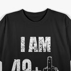 I’m 50, 49 Plus One - Funny 50th Birthday Retro T-Shirt