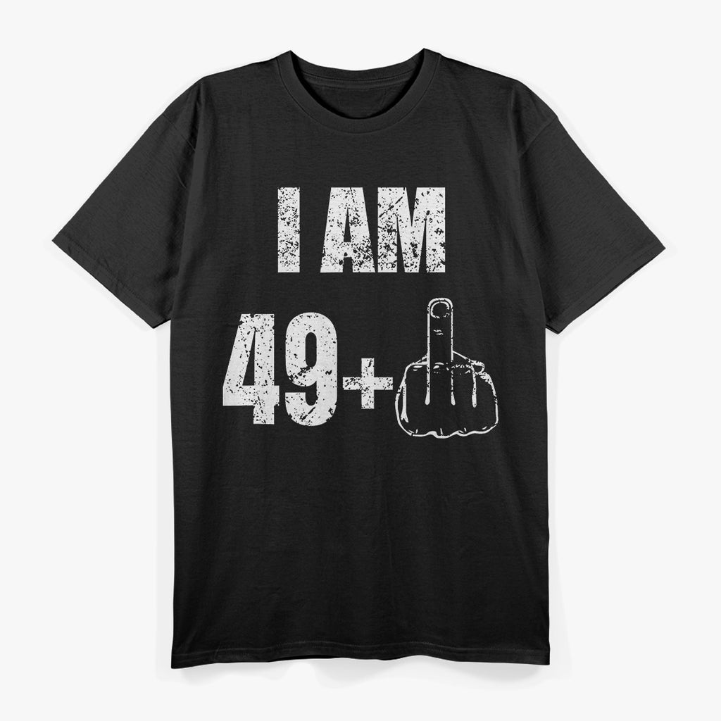 I’m 50, 49 Plus One - Funny 50th Birthday Retro T-Shirt