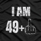 I’m 50, 49 Plus One - Funny 50th Birthday Retro T-Shirt