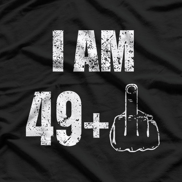 I’m 50, 49 Plus One - Funny 50th Birthday Retro T-Shirt