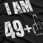 I’m 50, 49 Plus One - Funny 50th Birthday Retro T-Shirt
