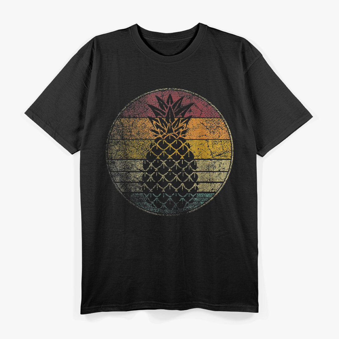 Pineapple Fruit: Retro Style T-Shirt