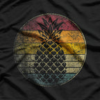 Pineapple Fruit: Retro Style T-Shirt