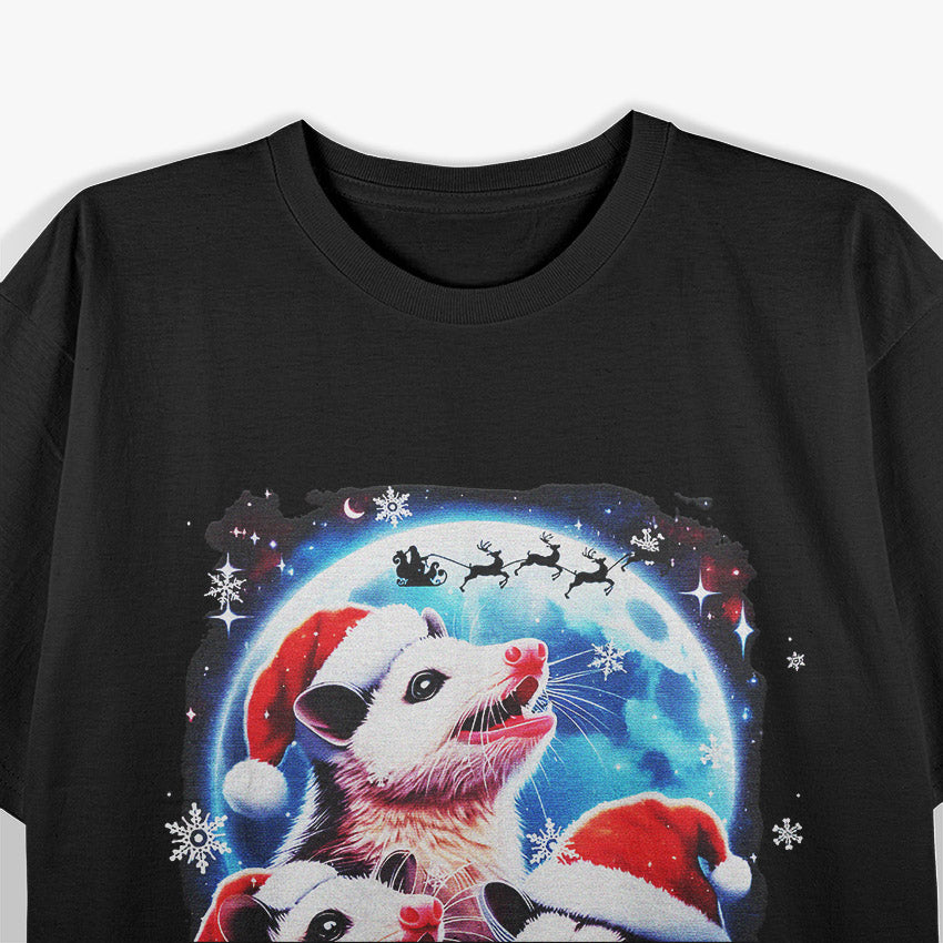 Three Possum Moon – A Wild and Whimsical Night T-Shirt