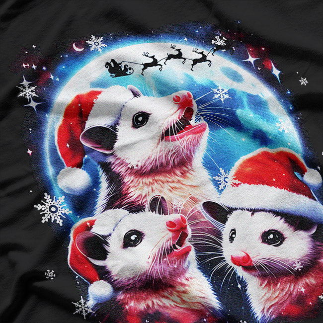 Three Possum Moon – A Wild and Whimsical Night T-Shirt