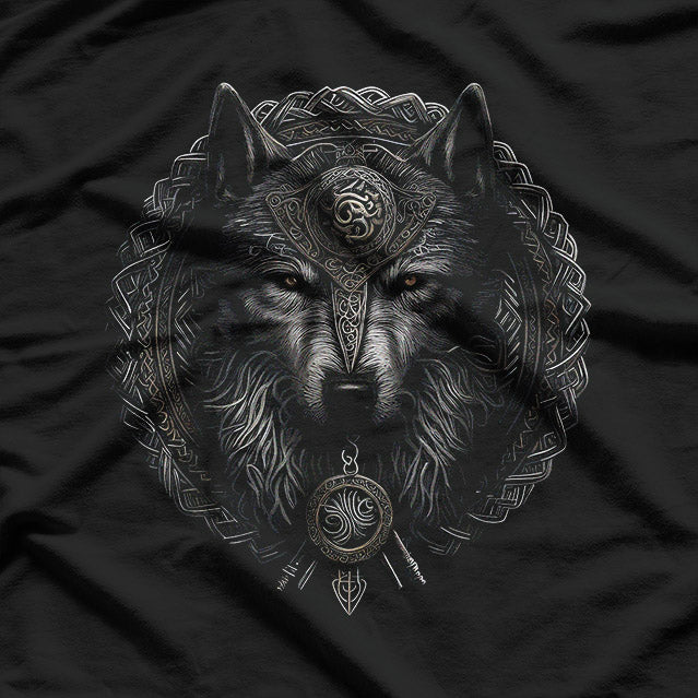 Viking Celtic Fenrir Wolf - Norse Mythology T-Shirt