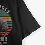 Live Ugly Fake Your Death - Funny Vintage Opossum T-Shirt