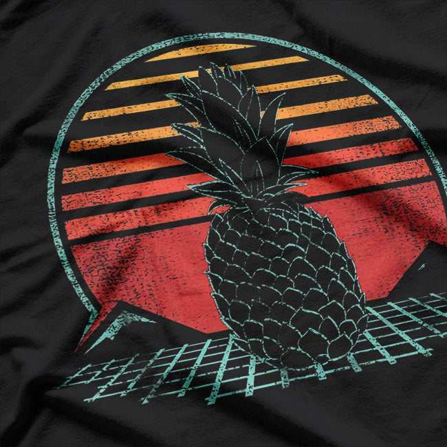 Pineapple Retro Vintage - A Tropical Vibe T-Shirt