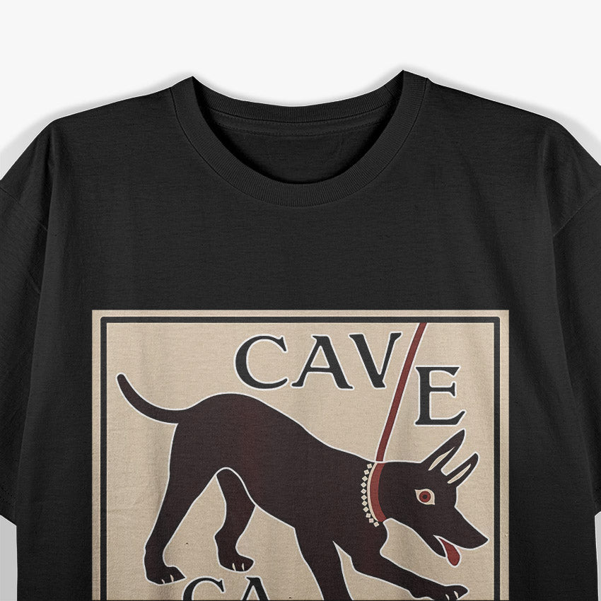 Beware of Dog Cave Canem Ancient Rome T-Shirt