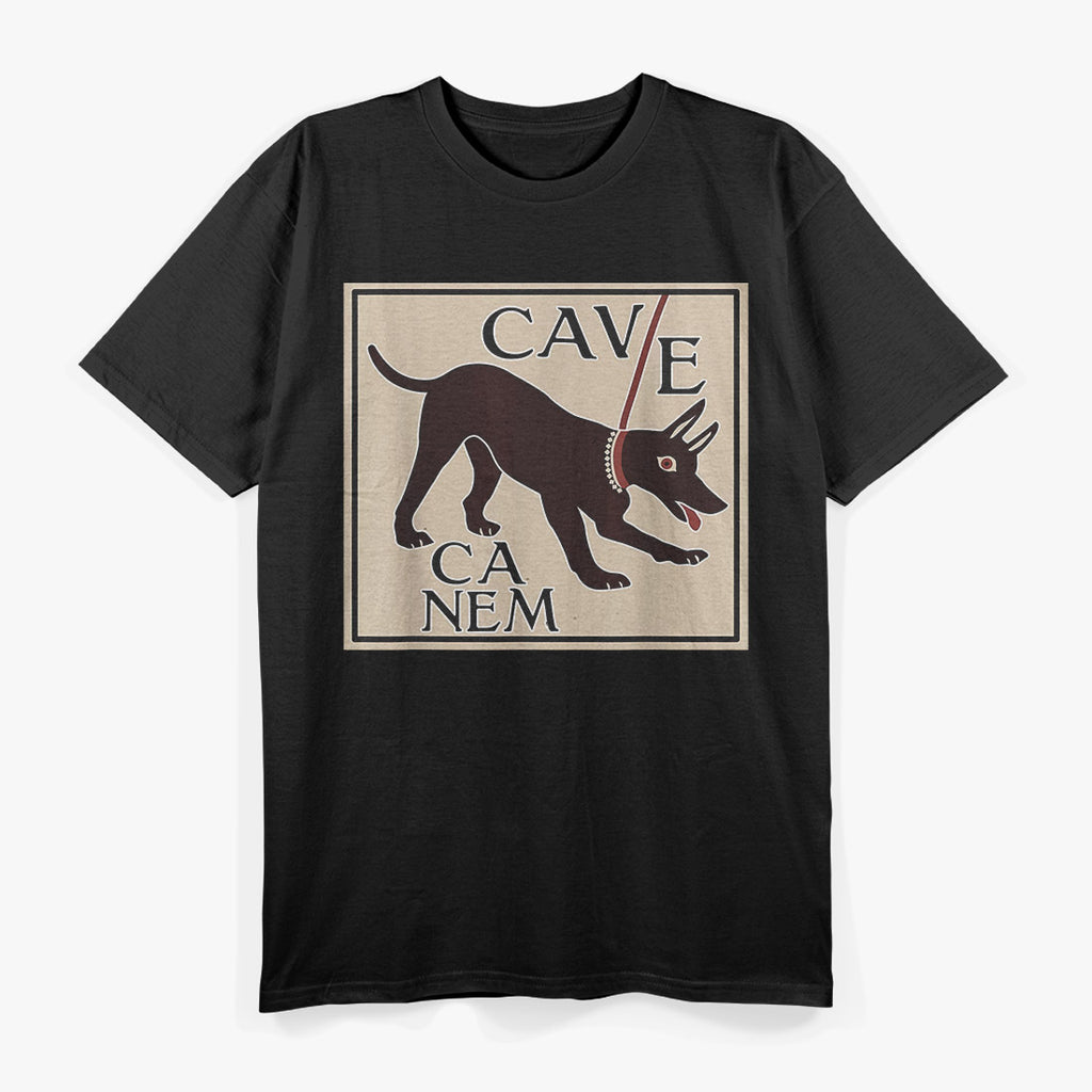 Beware of Dog Cave Canem Ancient Rome T-Shirt