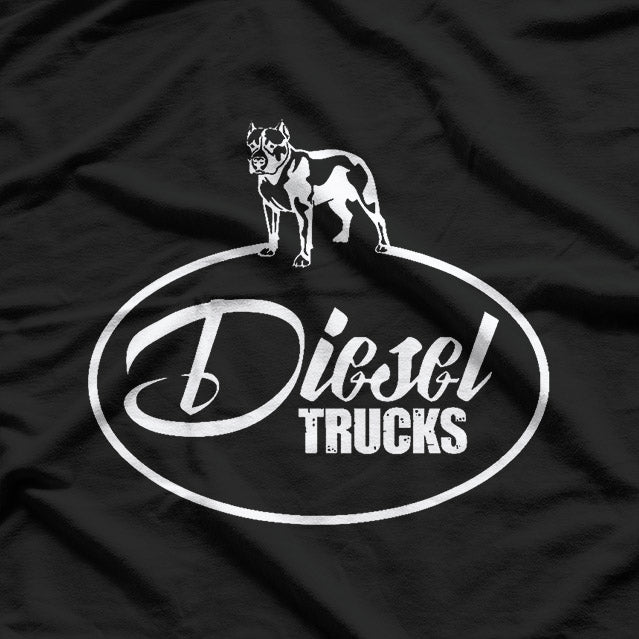 Diesel Truck Pit Bull Dog Tough Ride T-Shirt