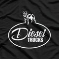 Diesel Truck Pit Bull Dog Tough Ride T-Shirt