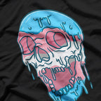 Trans Pride Skull - Dripping Colors Edition T-Shirt