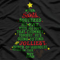 Jolliest Bunch of A-Holes: Funny Christmas Tree T-Shirt