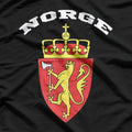 Norge Coat of Arms Vintage Norwegian Flag Heritage Gift T-Shirt