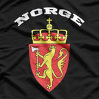 Norge Coat of Arms Vintage Norwegian Flag Heritage Gift T-Shirt