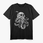 Octopus Skull Monster: Kraken & Cthulhu Horror T-Shirt