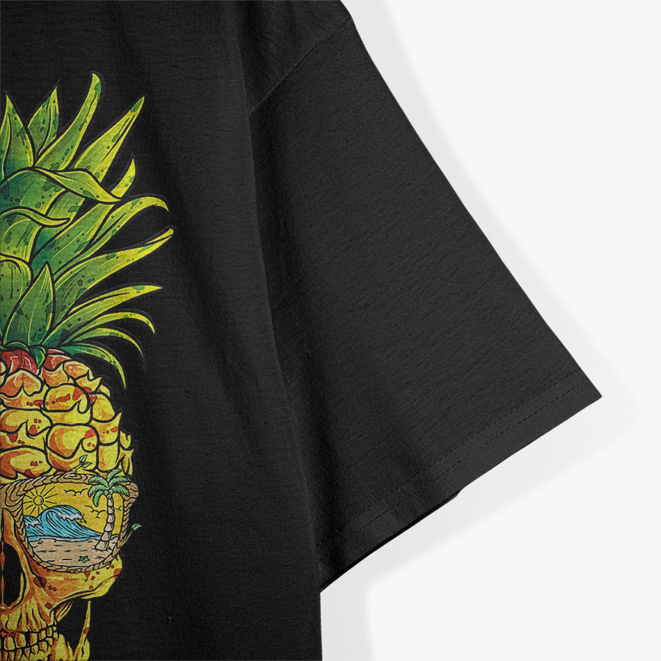 Pineapple Skull: Aloha Beaches Hawaiian T-Shirt