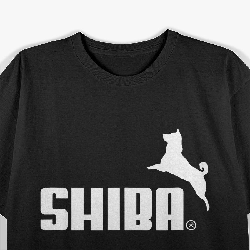 Shiba Puma Parody Funny Dog T-Shirt