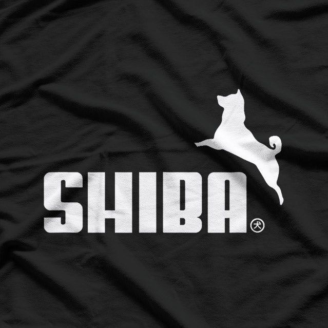 Shiba Puma Parody Funny Dog T-Shirt