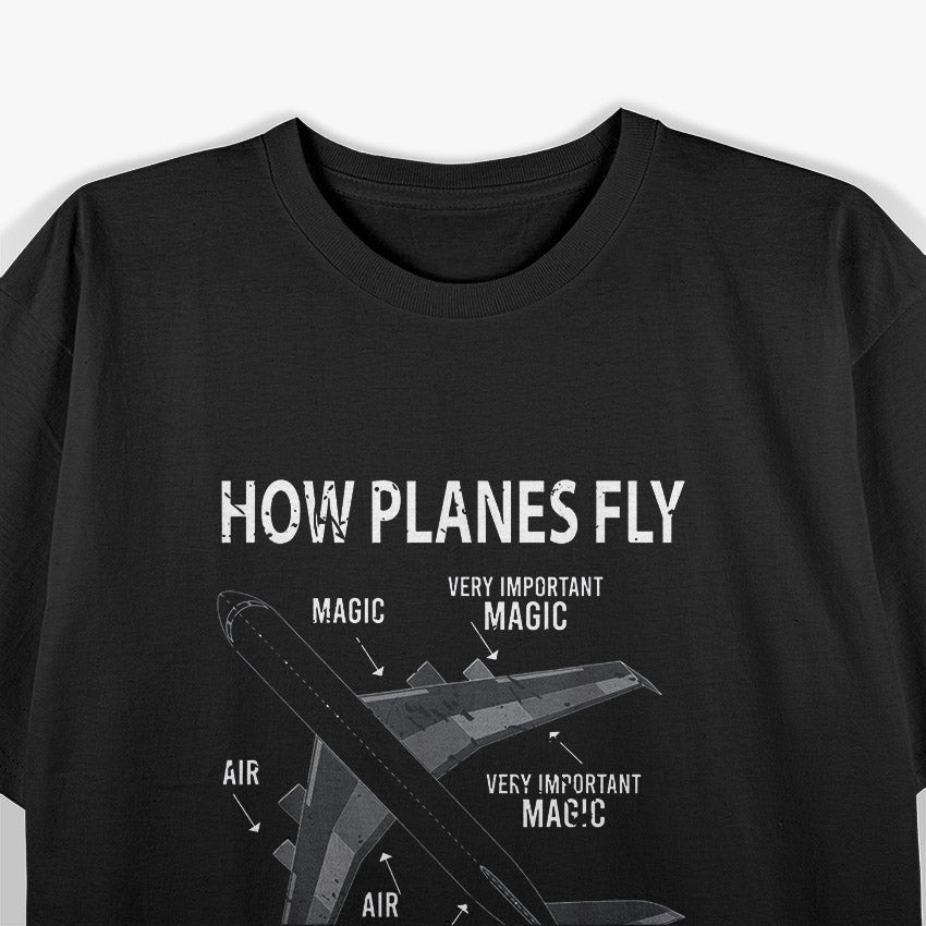 Funny Aviation Gift – Pilot & Airplane Humor T-Shirt