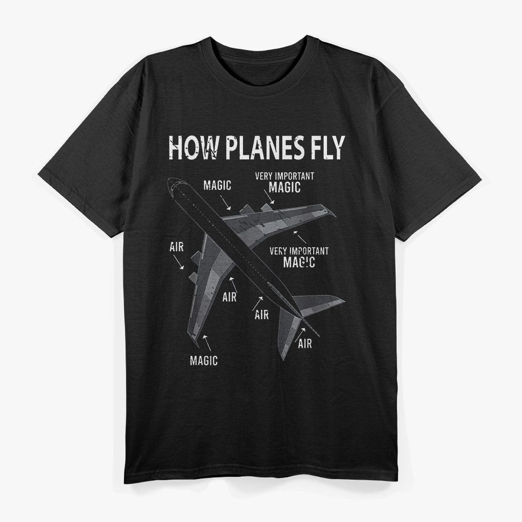 Funny Aviation Gift – Pilot & Airplane Humor T-Shirt