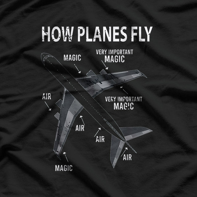 Funny Aviation Gift – Pilot & Airplane Humor T-Shirt