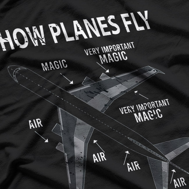 Funny Aviation Gift – Pilot & Airplane Humor T-Shirt