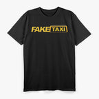 Funny Fake Taxi Parody Humor Meme Joke Car Enthusiast T-Shirt