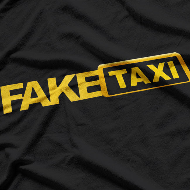 Funny Fake Taxi Parody Humor Meme Joke Car Enthusiast T-Shirt