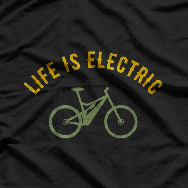 Life Is Electric: Bike Lovers’ Adventure T-Shirt