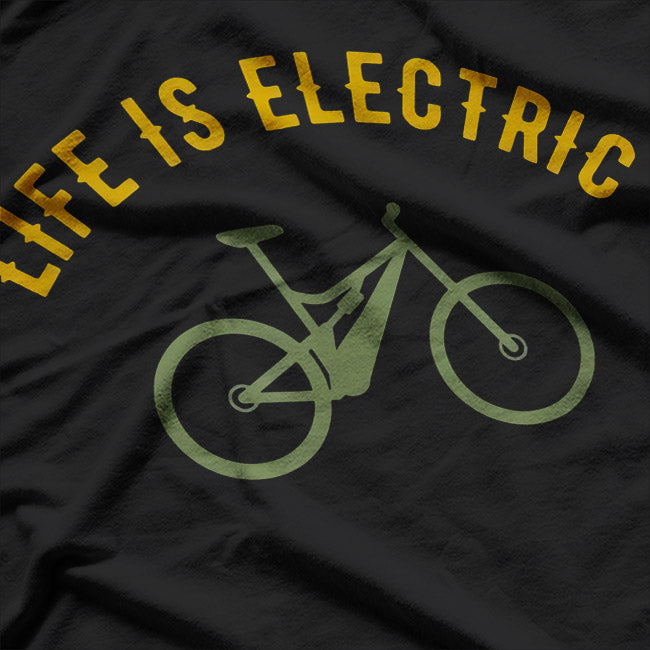 Life Is Electric: Bike Lovers’ Adventure T-Shirt